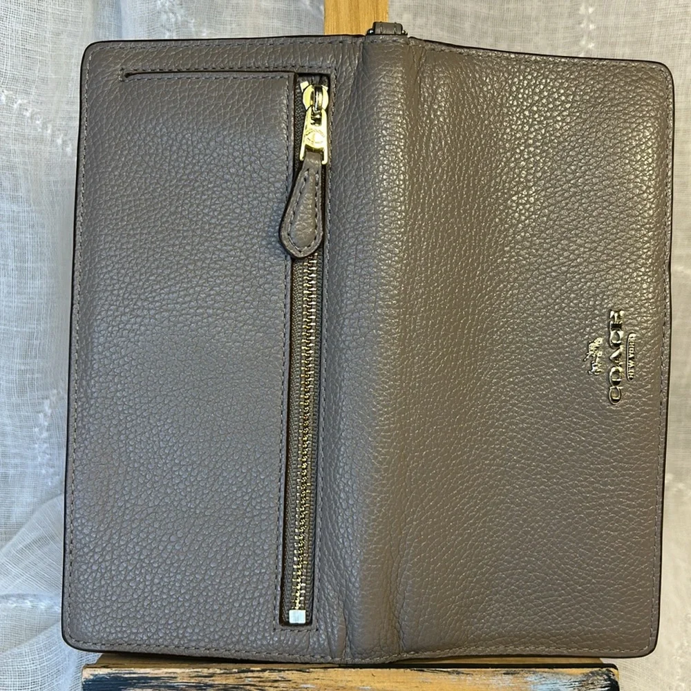 NWOT Coach bifold long leather wallet - Picture 10 of 16